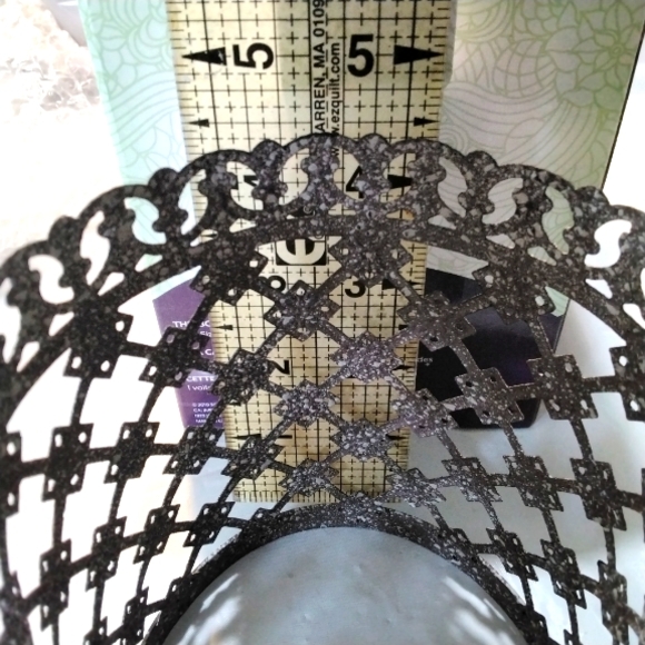 Scentsy Castille full size warmer wrap only rustic lattice style no warmer - Picture 5 of 6